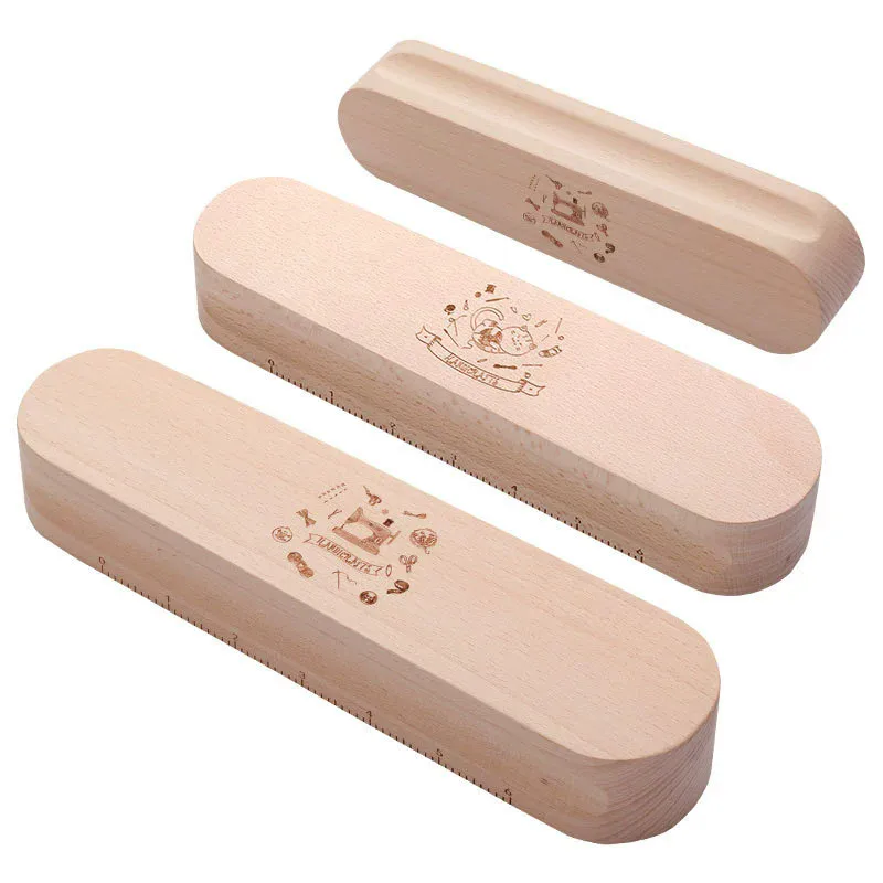 IMZAY 1 Stück multifunktionaler Näh-Holzblock für den Haushalt, Bügelwerkzeug aus Buchenholz zum Nähen, Schneidern, Klatschen