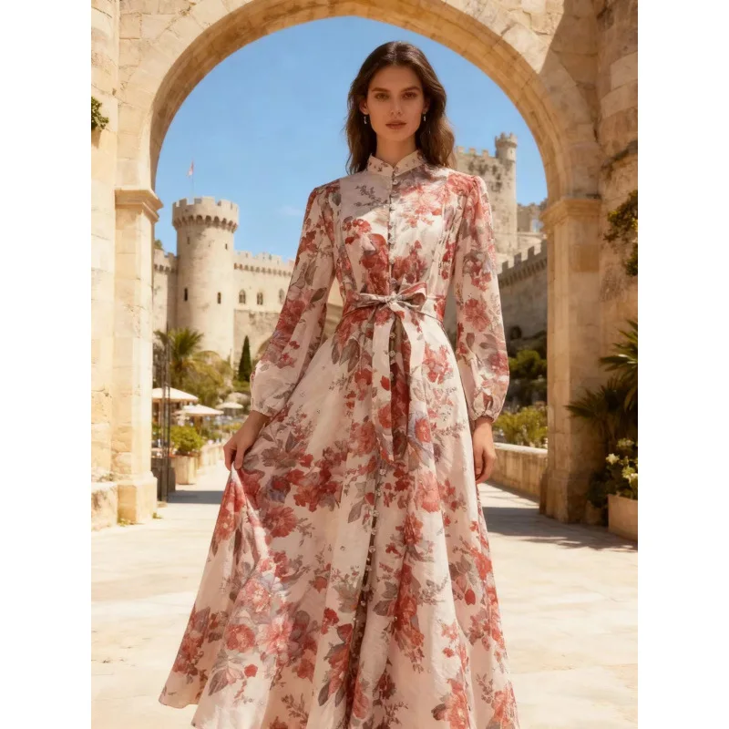 호주산 신상 화려한 다이아몬드 장식 허리 벨트 초슬림 롱 스커트 실크 스트랩 스트리트 스타일...