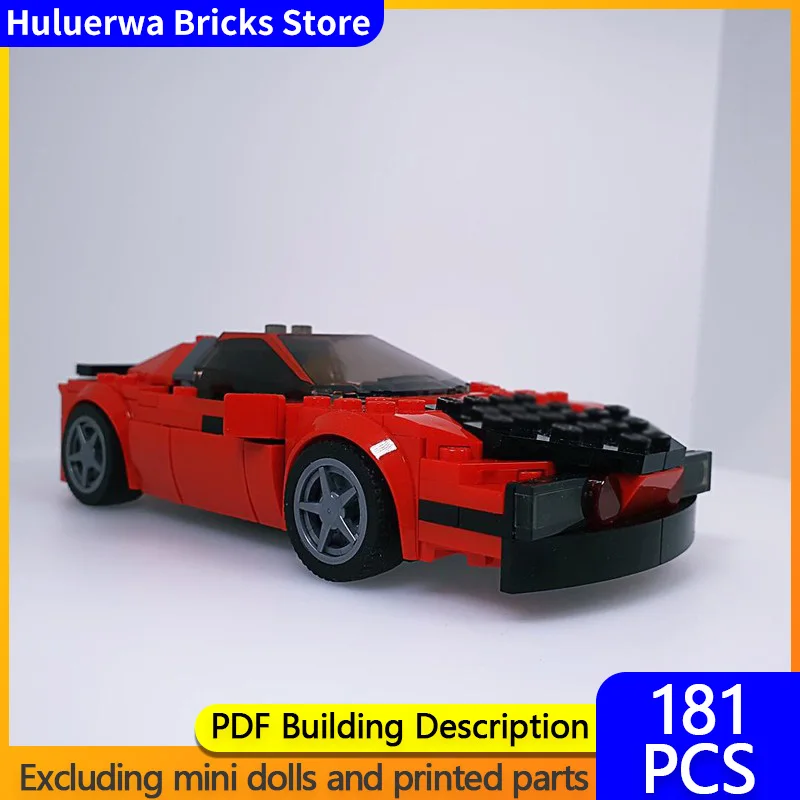 

Модель скоростного гоночного автомобиля MOC, строительные кирпичи, классический верхний спортивный автомобиль, модульная технология, детские праздничные подарки, сборные игрушки