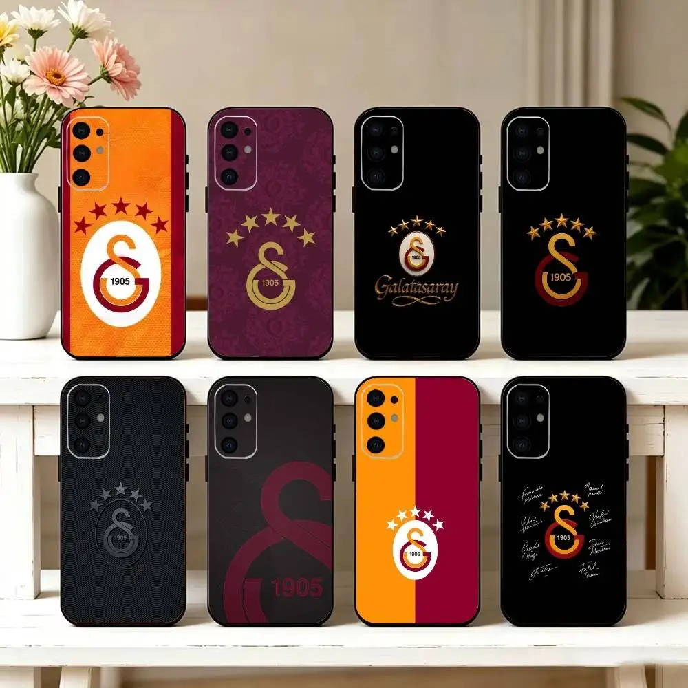 G-Galatasaray S-SK pattern 1905 Phone Case Black Silicone Soft For Samsung S25,S24,S21,S22,S23,S30,Ultra,S20,Plus,Fe,Lite
