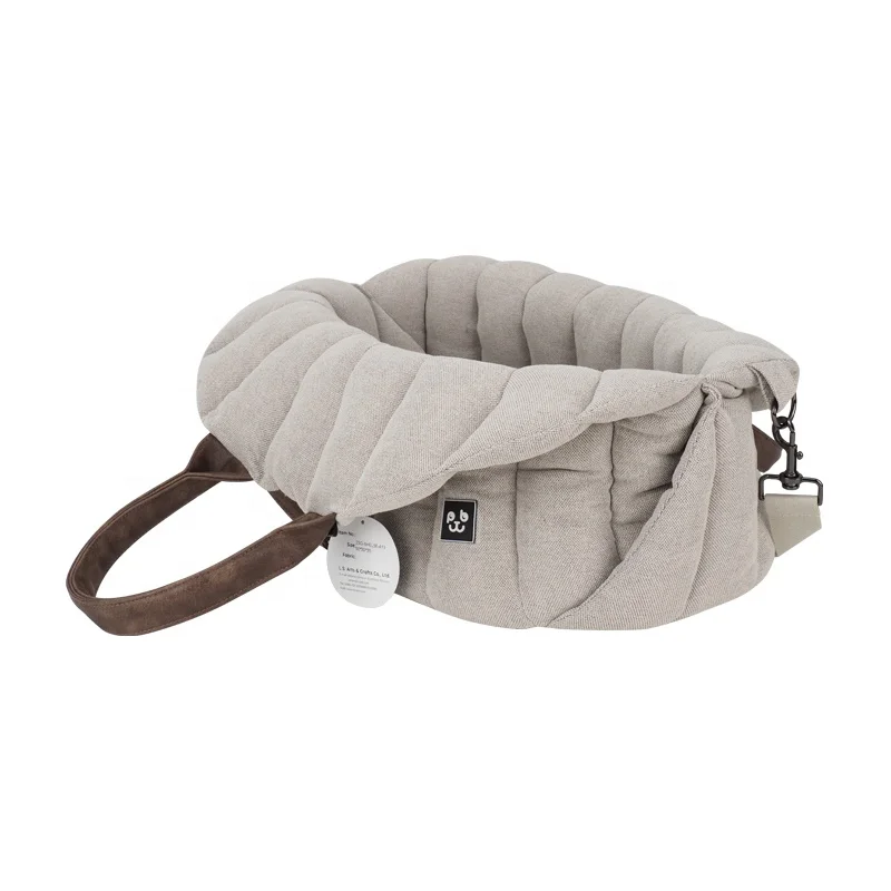 3 in 1 Multi-functional Pet Sling Bag and Dog Car Seat With Leash Connector Pet Bed Indoor