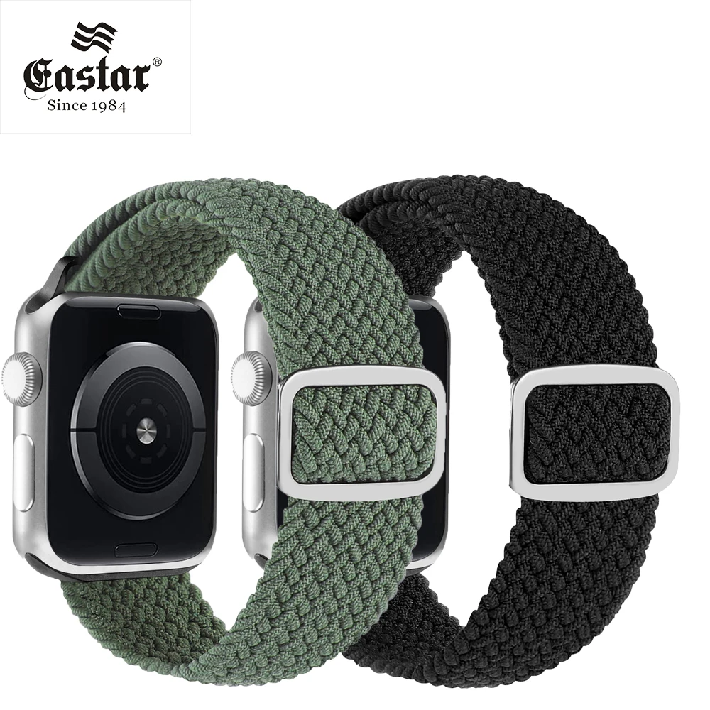 Nylon Braided Solo Loop For Apple watch band 45mm 40mm 38mm 42mm 40 44 mm Elastic bracelet for iWatch3 4 5 6 7 8 9strap