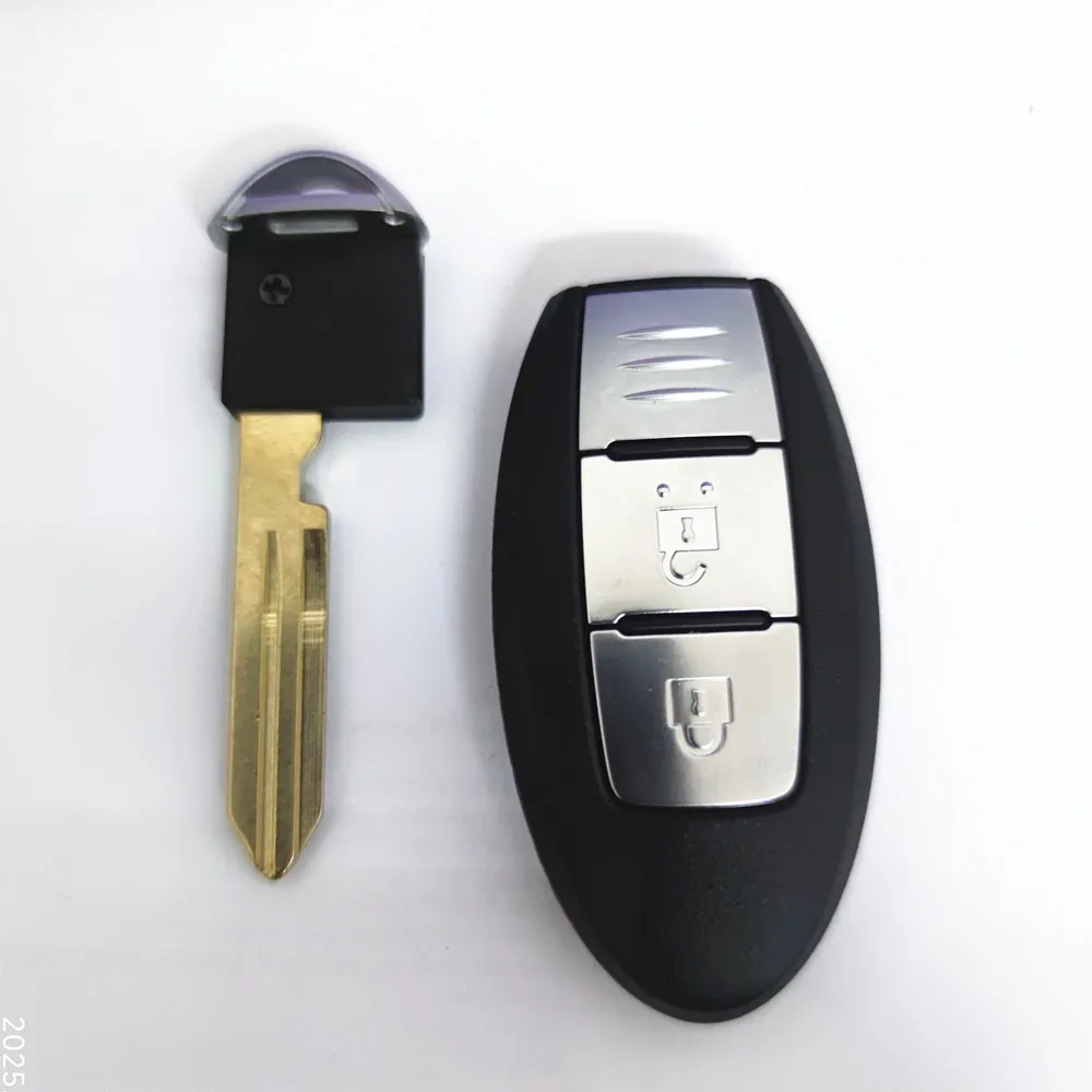 مفتاح بعيد ذكي 2/3 زر متوافق مع نيسان قاشقاي J11 X-Trail T32 434 ميجا هرتز مع شريحة 4A لاستبدال مفتاح السيارة لـ S180144102 #3