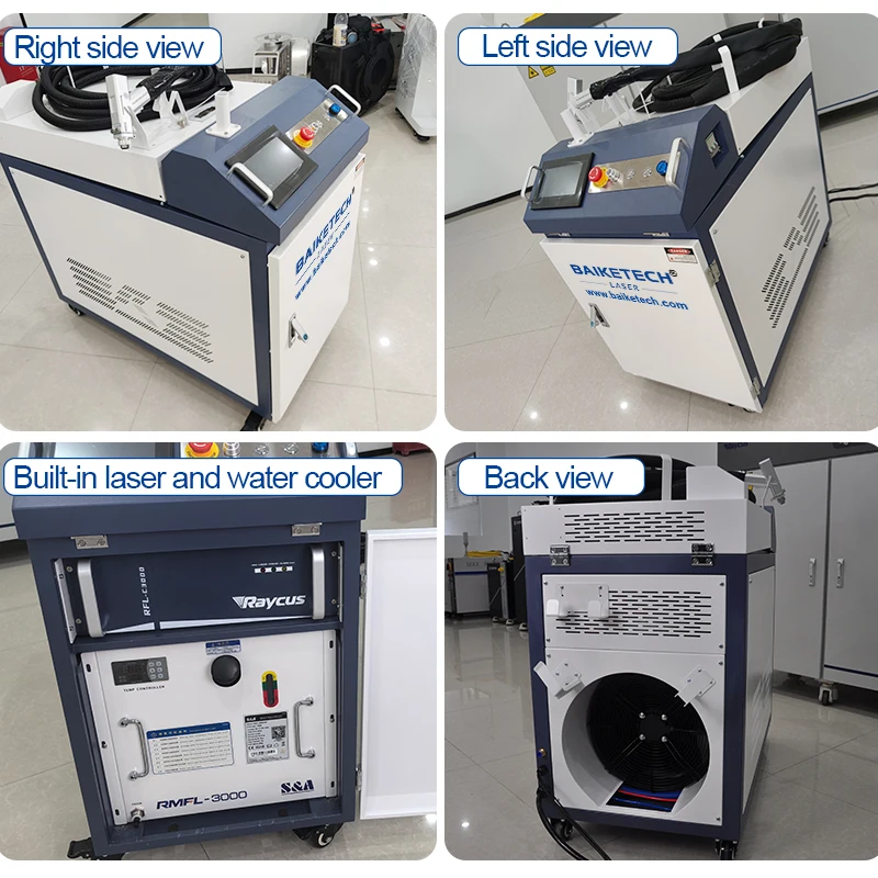 Multiuso 4 em 1 portátil bwt fibra laser soldador cortador máquina de limpeza 1500w soldagem a laser corte limpeza metal