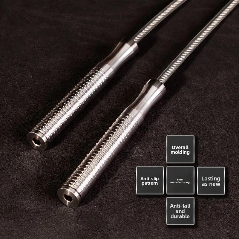 Stainless Steel Skipping Rope for Adult Weight Loss and Fitness Training, Bearing Jumpping Rope,Portable Fitness Equipment