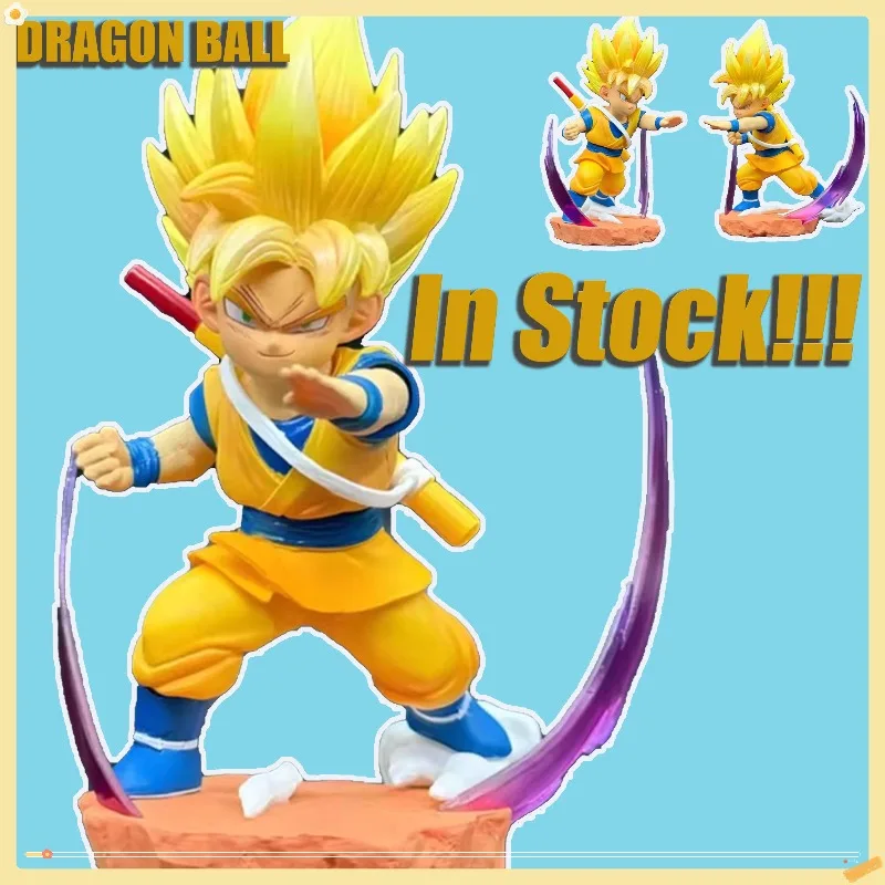 

In Stock 12cm Dragon Ball Action Figures DAIMA Super Saiyan Son Goku Anime Figure Dolls Sun Wukong PVC Model Toys Children Gifts