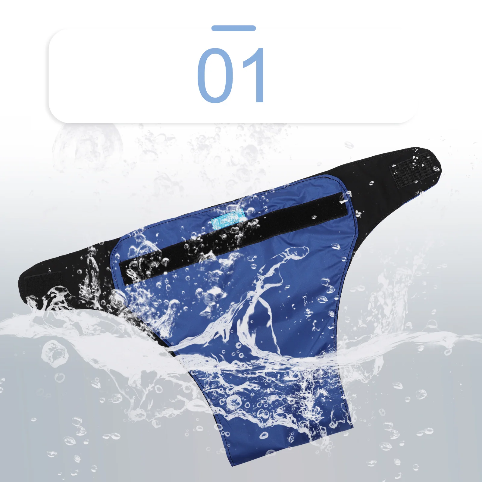 2개입 방수 성인용 기저귀 조절 가능한 재사용 가능한 천 기저귀 노인 요실금 방수 세탁 가능한 위생 팬츠 블루