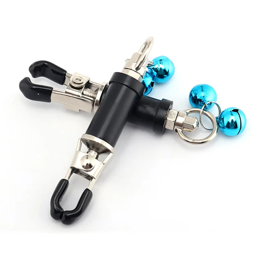 New Sex Breast Nipple Clamp Clips Silver Gold Purple Chain Nipple Clip Shaking Clamps Stimulate Clip Sex Slaves Adult Sex Toys