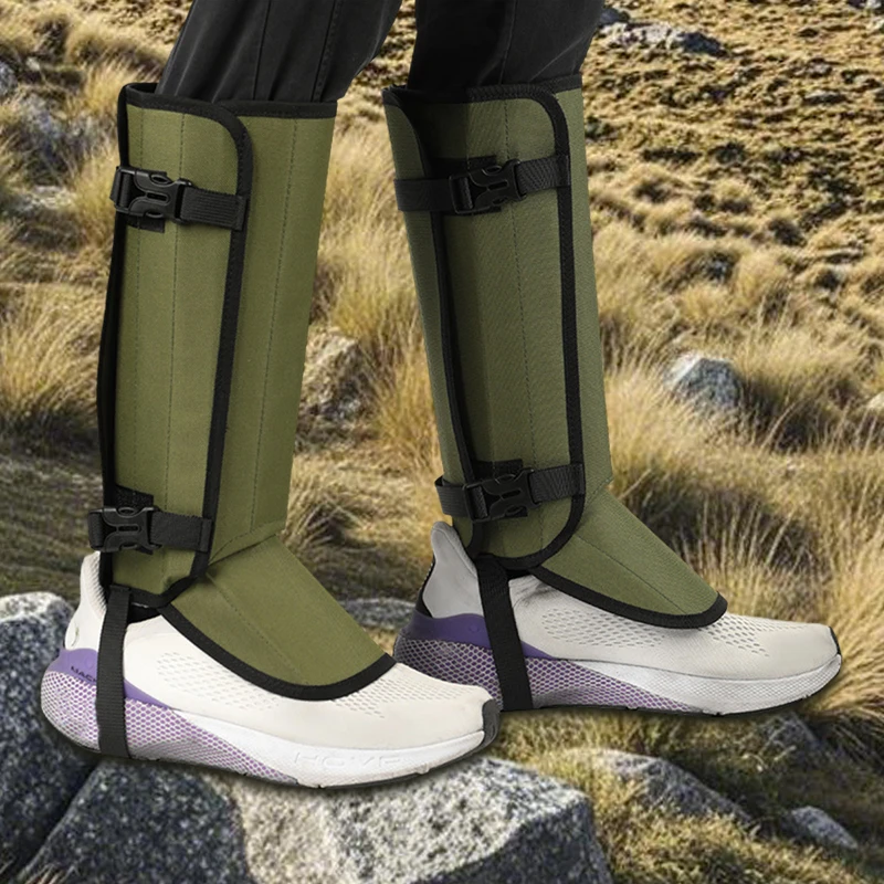 Waterproof Snake Gaiters Leg Guards for Outdoor Camping Travel Hiking Foot Cover with Snake Bite Protection Snow Boot Leg Warmer