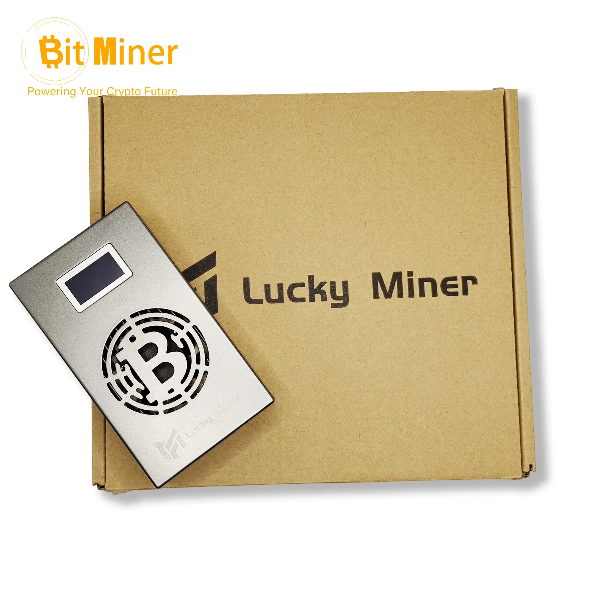 Win Prize 3.125 BTC Lucky Miner LV06 504GH/S 13W SHA256 Blockchain Crypto Miner BTC Solo Mining Machine