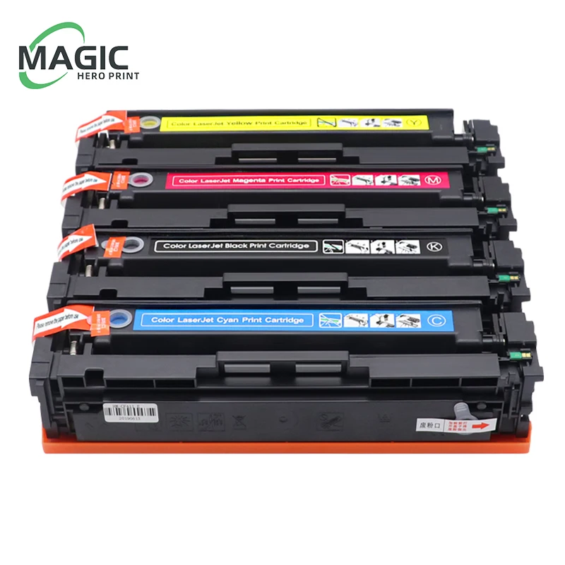 Imagem -02 - Impressora Colorida Compatível para hp Cartucho de Toner Cor M282nw M283fdn M283fdw M283cdw M255dw M255nw W2210a 206a W2110a Cores Conjunto