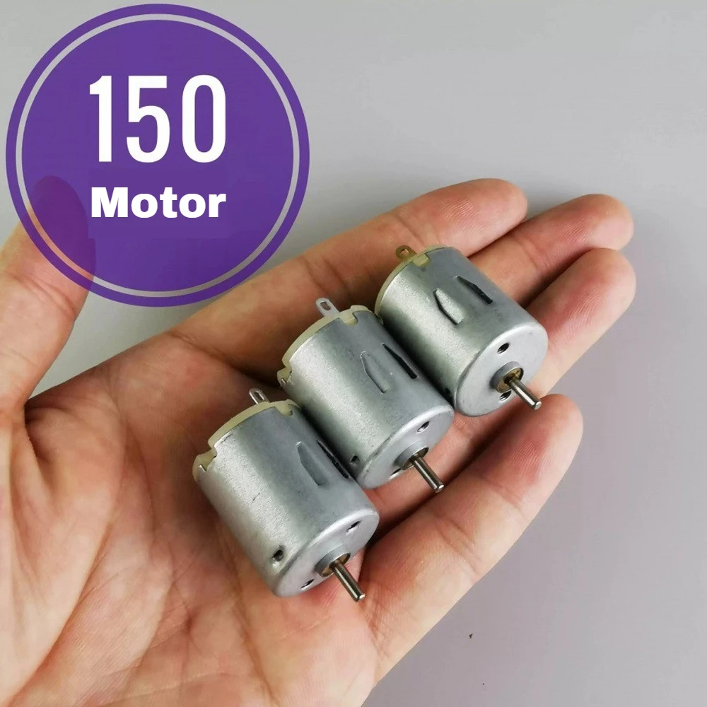 

5PCS 150 DC Motor DIY Science and Education Handmade Motor DC1.5V-6V 7620RPM Motor Small Toy Motor DC Torque Motor