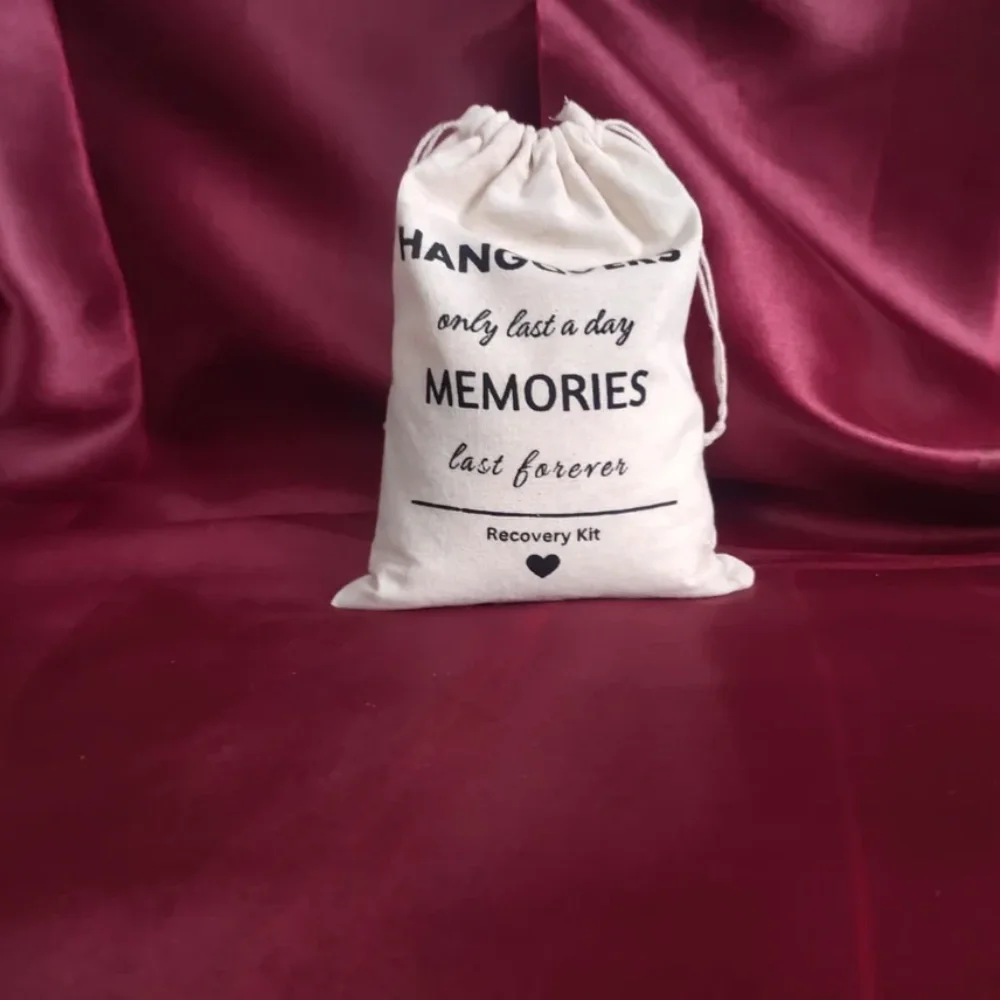

20 pcs Hangovers Last a Day Memories Last Forever,Bachelorette Party Favor Bags,Hangover Kit,Recovery Kit,Bridal Shower Bags