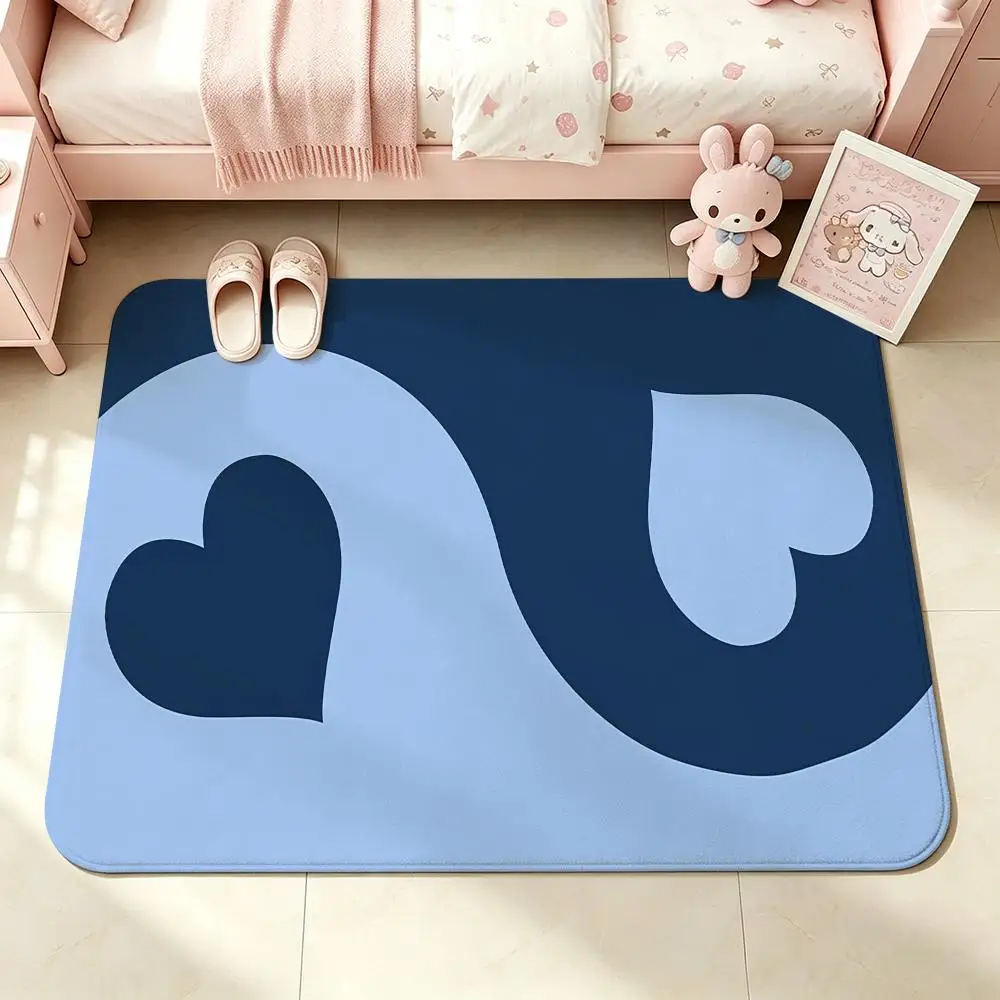 Pattern-Tai Chi LayoutS Floor Mat Bedroom Carpet, Bathroom Foot Mat, Doormat, Non-Slip Absorbent Multi-Use