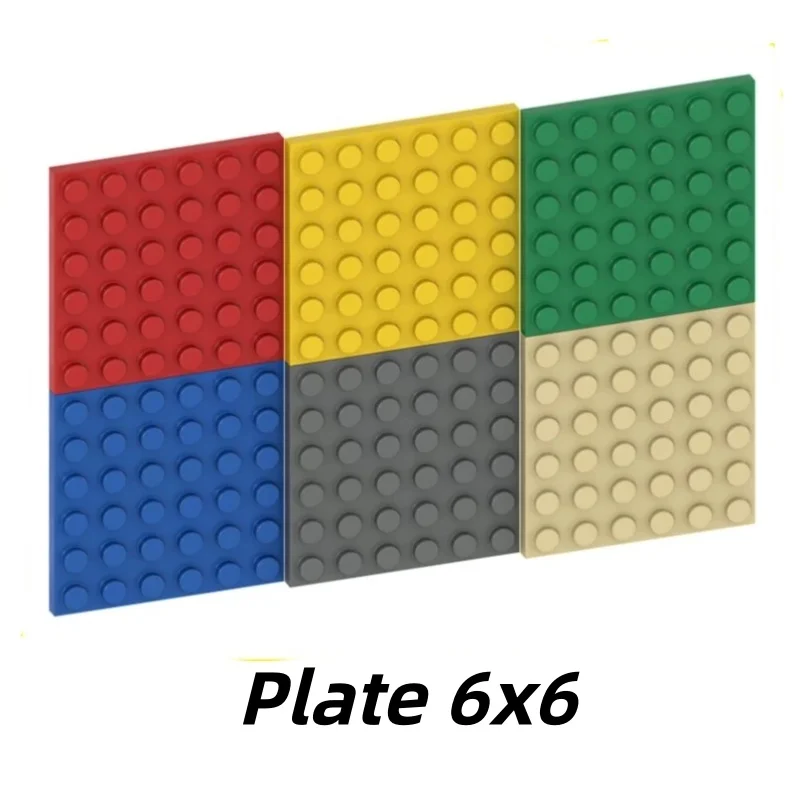 

20PCS PLATE 6x6 Compatible With 3958 MOC Self-Locking Bricks Building Blocks Toys Accessories