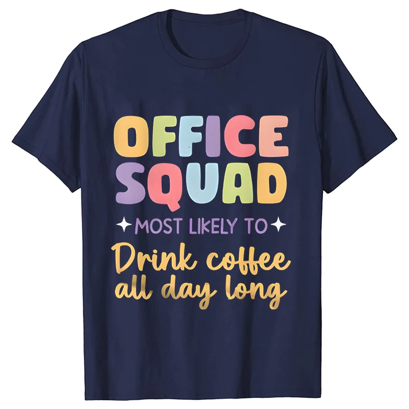 Office Squad Shirt Coworker Gift Administrative Assistant T-shirt Team Matching T-shirts Office Crew School Office Party Clothes