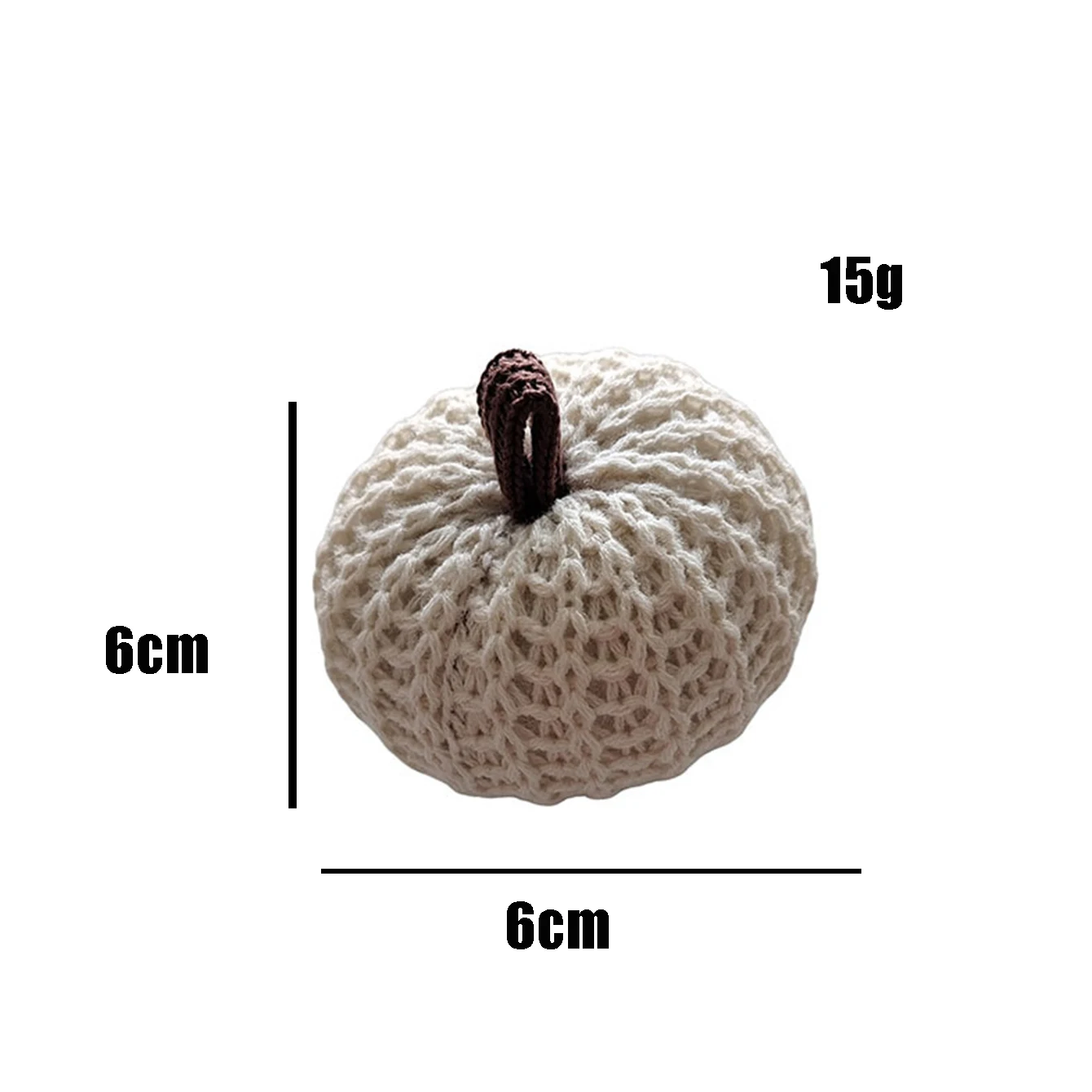 Handmade Knitted Pumpkin Decor Set Rustic Farmhouse Table Ornaments Autumn Harvest Thanksgiving Halloween Home Fireplace Decor