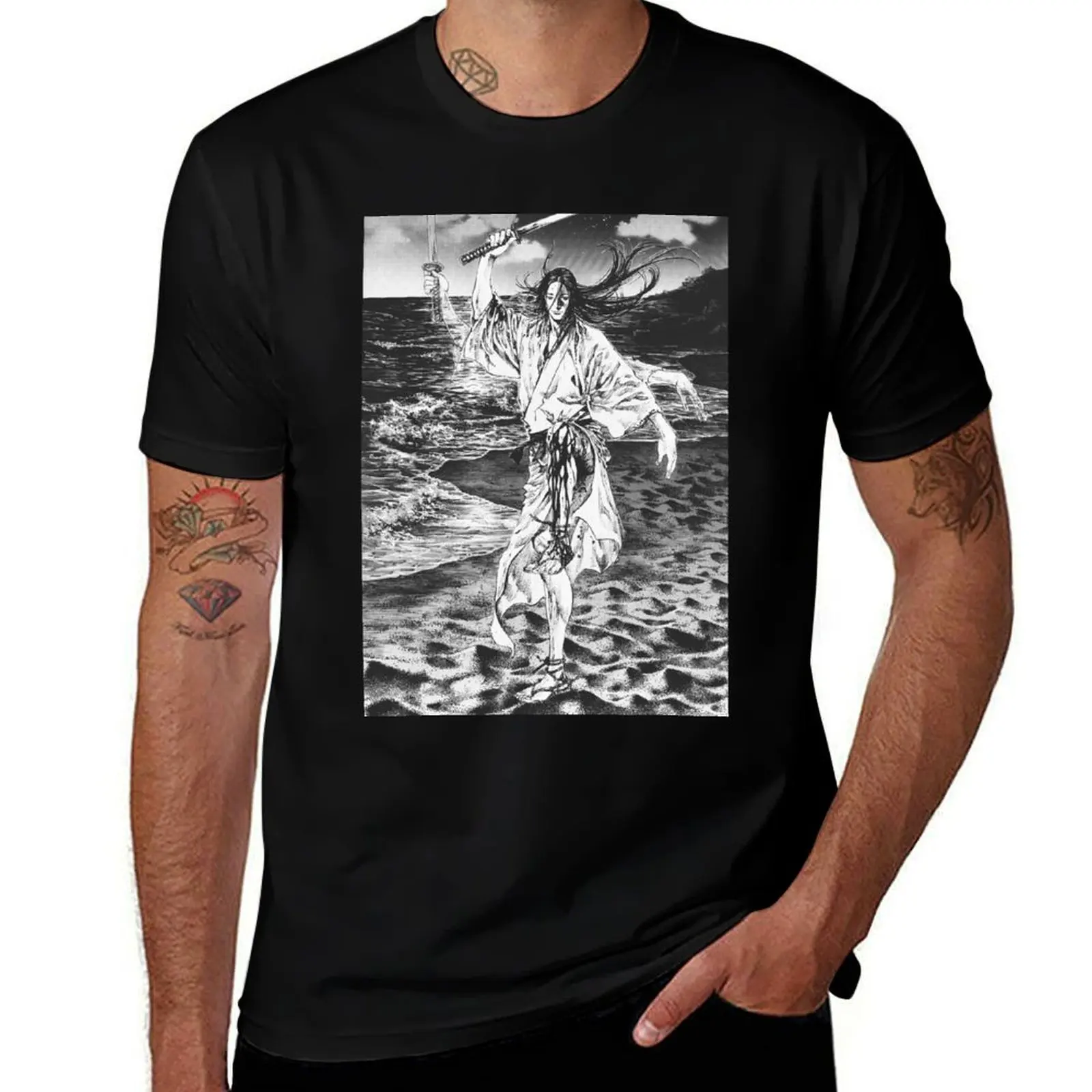 Vagabond Sasaki Kojiro T-Shirt Sun Block Outdoor T-Shirt