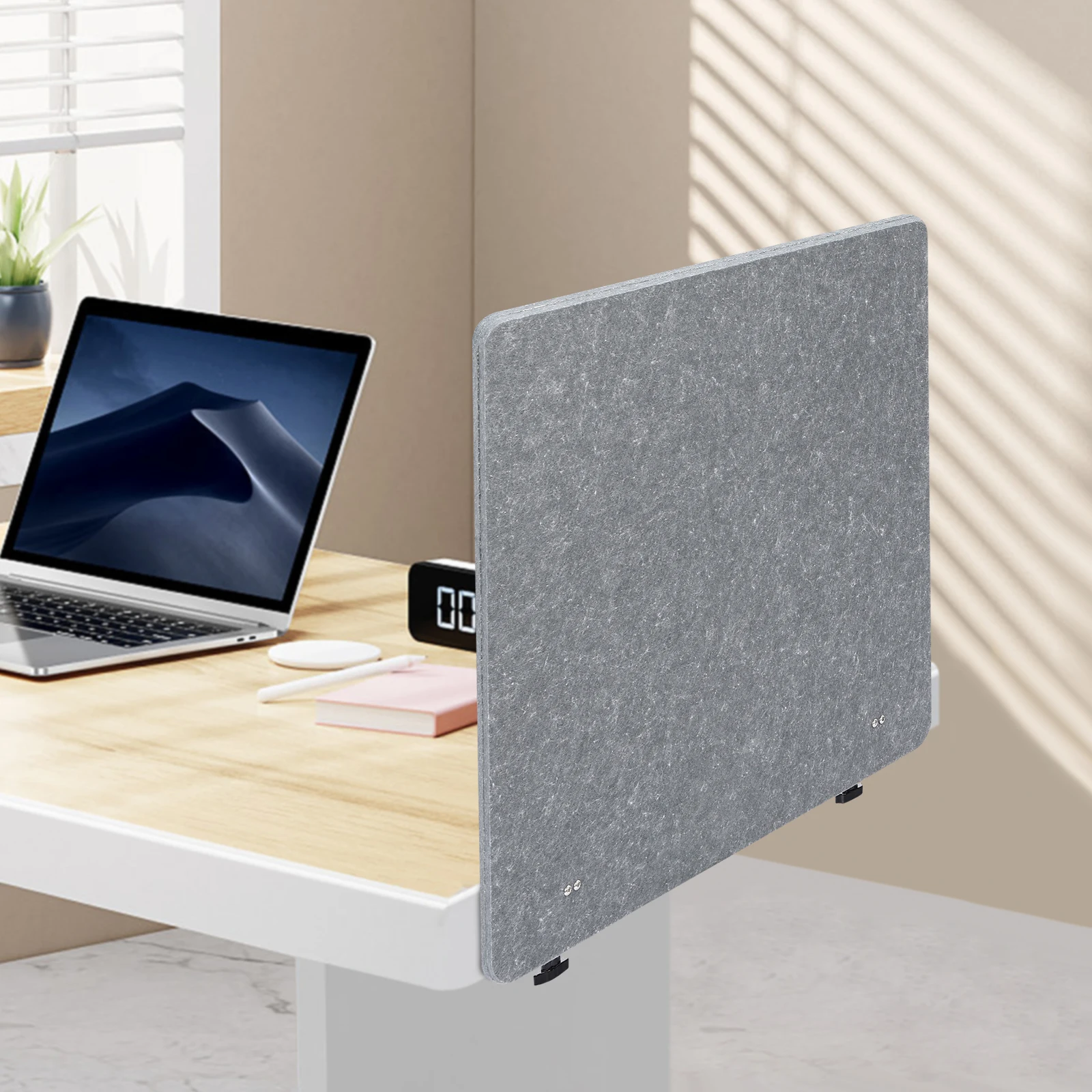 Office Partition, Desk Divider, Desktop Privacy Panel,Desktop Mounted Privacy Cubicle Panel