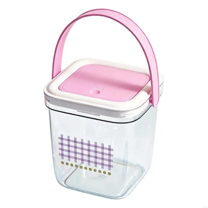 Small Desktop Trash Can with Lid, Clear Plastic Waste Bin with Carry Handle for Office Desk and Bedroom Room Use 896C