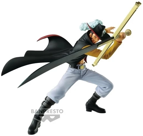 Original Banpresto One Piece Dracule Mihawk Anime Action Figure Brc Battle Record Figurine Model Doll Model Anime Pvc Statue Toy