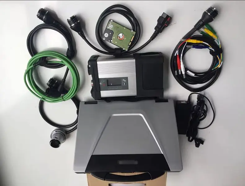 

Новейший мультиплексор MB Star C5 SD Connect с полным набором кабелей + Toughbook CF52, 90% новое программное обеспечение для установки ноутбука V2025.06