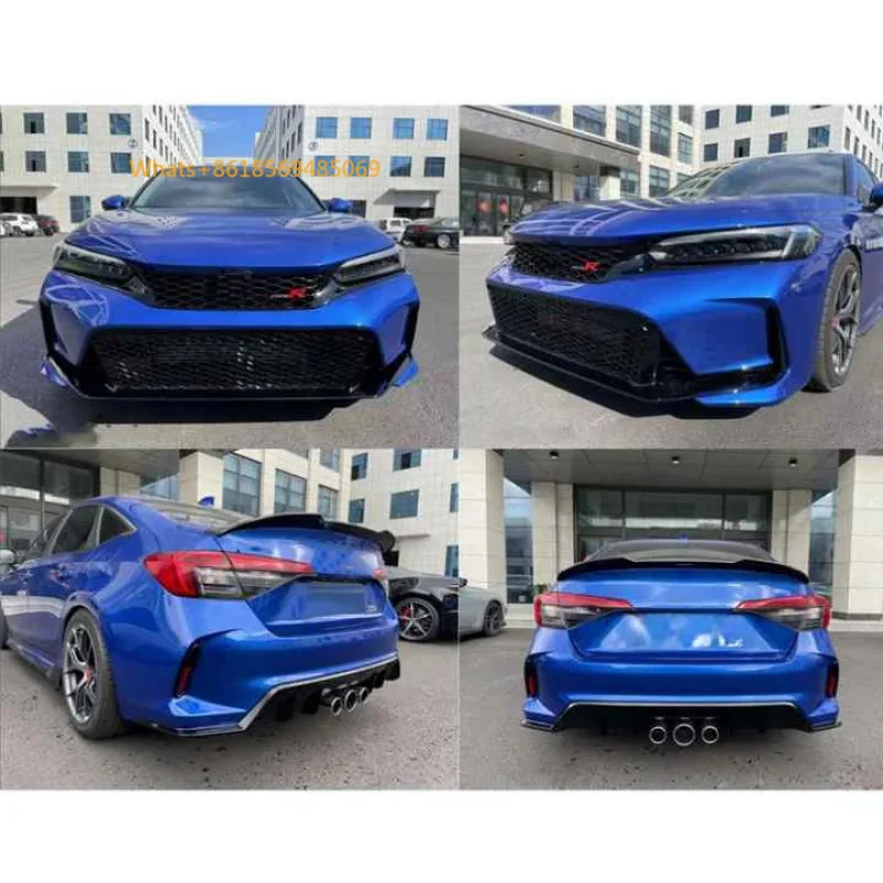 Car Body Kit OEM Auto Parts Modification Type R Car Bumper Grill  N 11th  FL5 Sedan 2022+