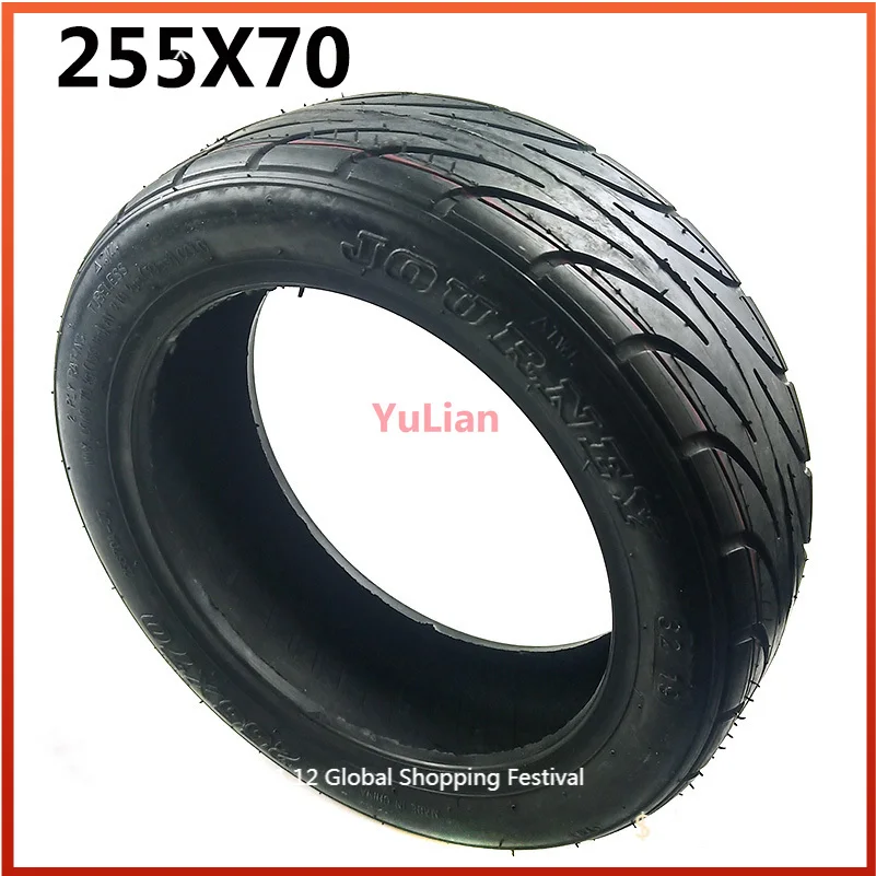 255x70 Tubeless Tire 10 Inch Electric Scooter Balancing Car 10x2.70-6.5 Explosion-proof Thickened Vacuum Tyre