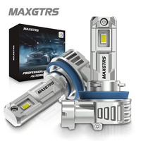 2Pcs H10 H11 LED Headlight Bulbs for Car No Fan 9005 HB3 9006 HB4 H9 H16JP H8 LED CSP Chip Automotive Fog Lamp