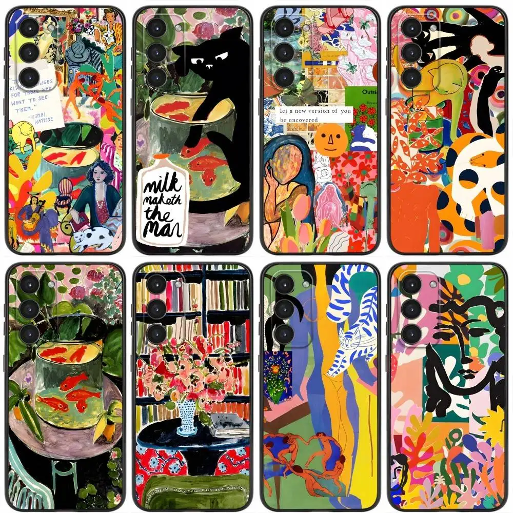 

Henri Matisse Art Painting Phone Case For Samsung Galaxy A20,21s,22,31,32,52,53,72,73,80,91 Soft Silicone Black Cover