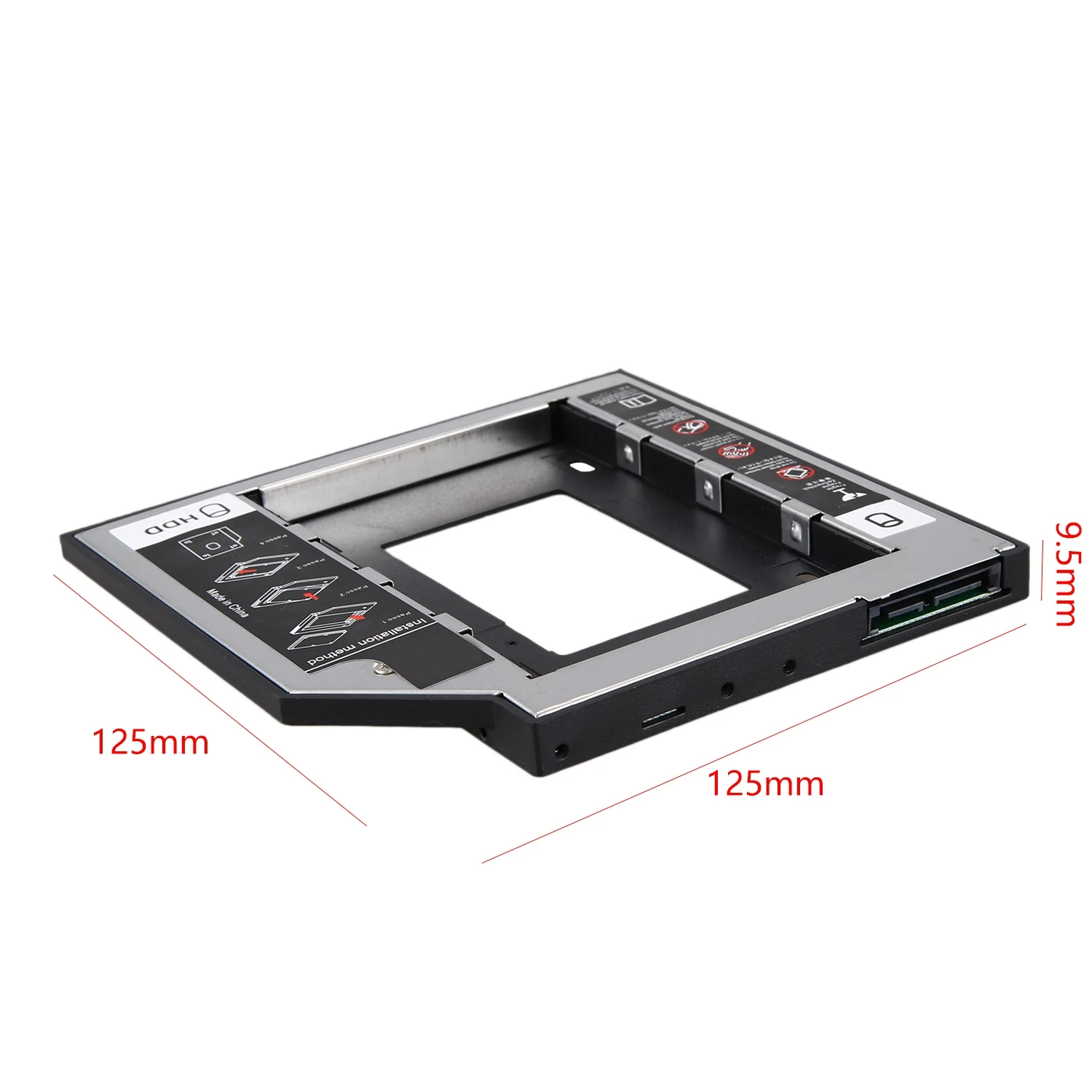 Universal Sata 2Nd Hdd SSD Festplatte 9,5 Mm Für Cd/Dvd-Rom Optische Bucht Für Hdd Sataii Festplatte halterung