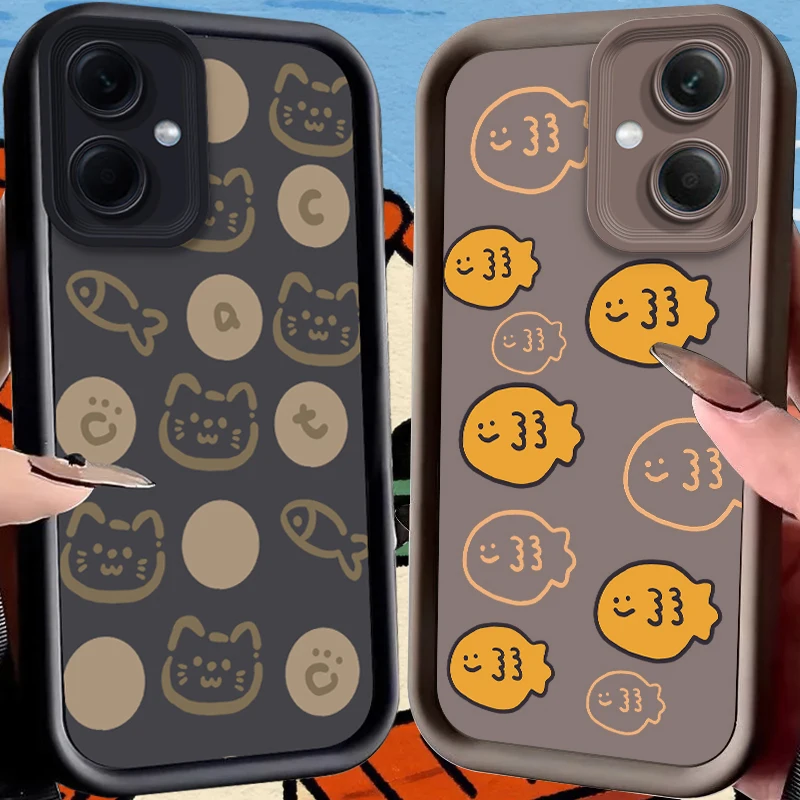 Cartoon Cat Fish Do…