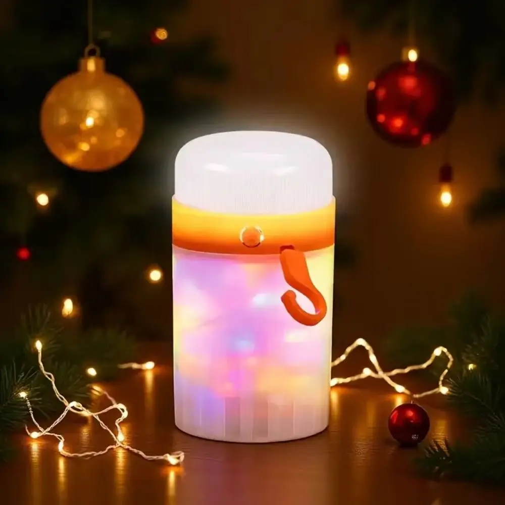 السماء المرصعة بالنجوم الملونة التخييم ضوء مقاوم للماء RGB مصباح لتهيئة الجو مع هوك قابلة للشحن LED التخييم مصباح حديقة ديكور #5