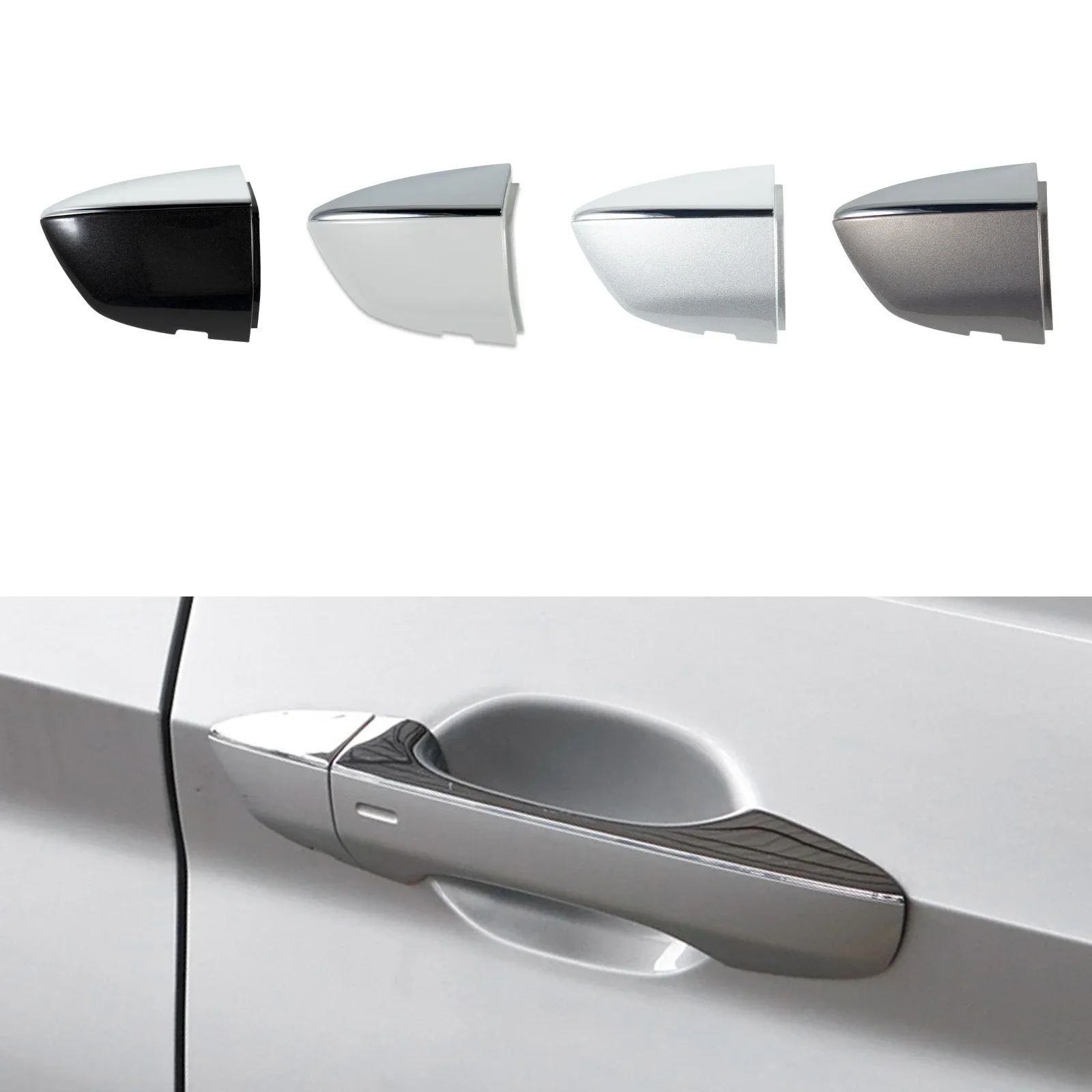 

Front Left Exterior Door Handle Cover Fits for VW for Jetta7 A7 for mk7 2019 -2023 17A837880 With electroplating
