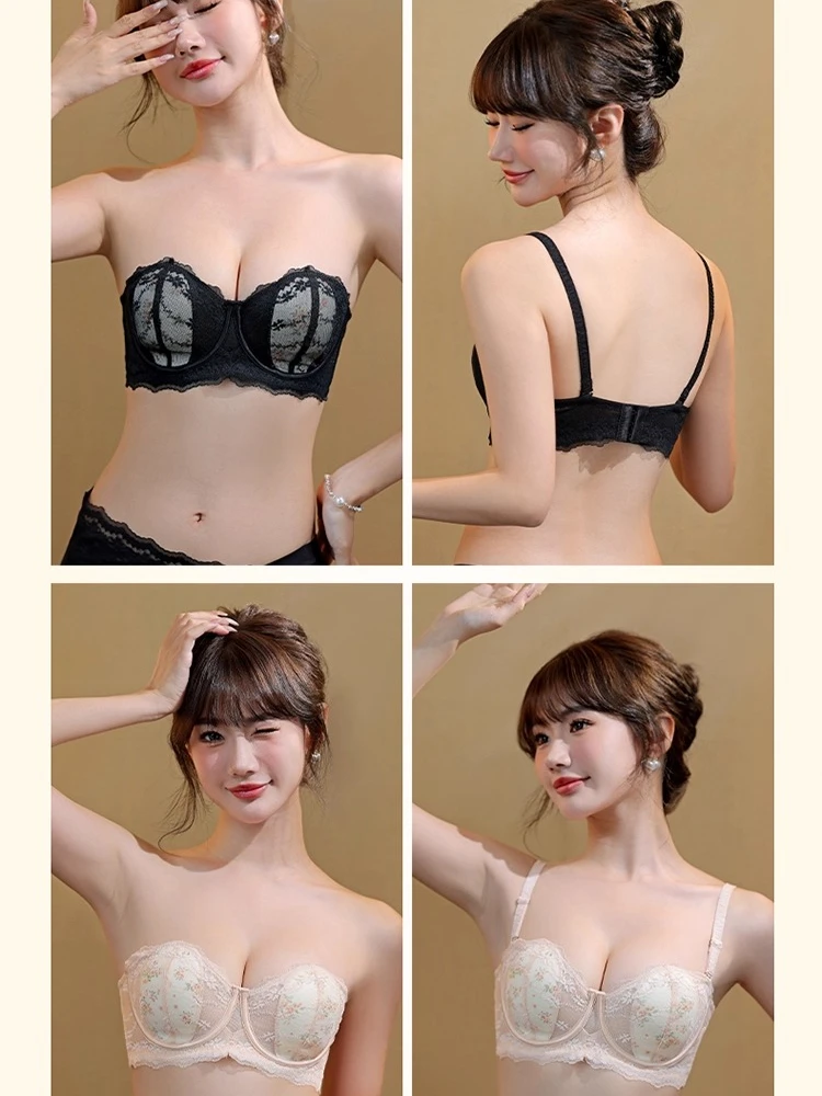 الصيف الفرنسية حمالة الصدر ديمي كوب الحد الأدنى خفيفة الوزن الراحة المضادة للانزلاق عارية الذراعين تصميم الصدرية الاتحاد الأفريقي أحجام MOYISU 32-38-مثير AB