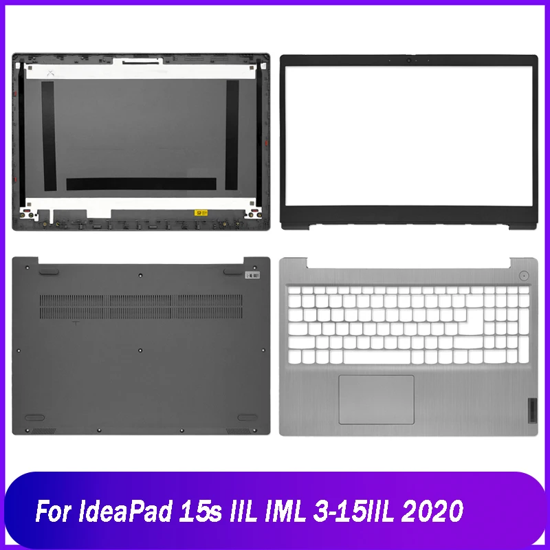 

New Rear Lid For Lenovo IdeaPad 15s IIL IML 3-15IIL 2020 Laptop LCD Back Top Cover Front Bezel Palmrest Upper Bottom Case Silver
