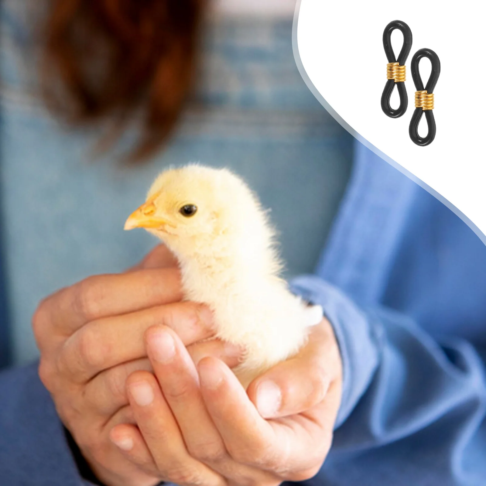 

100 Pcs Chicken Legs Tie Bird Foot Straightener Adjustable Rings Alignment Corrector Metal Brace