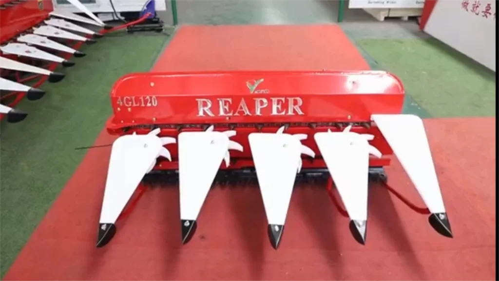 Mini Tractor Reaper 4GL120 Paddy Reaper Cutting Head Coupled with Mini Tractor Cutter Head