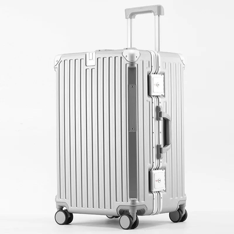 

PC luggage, anti-drop, trolley case 24 inches, large capacity, thickened, password box.