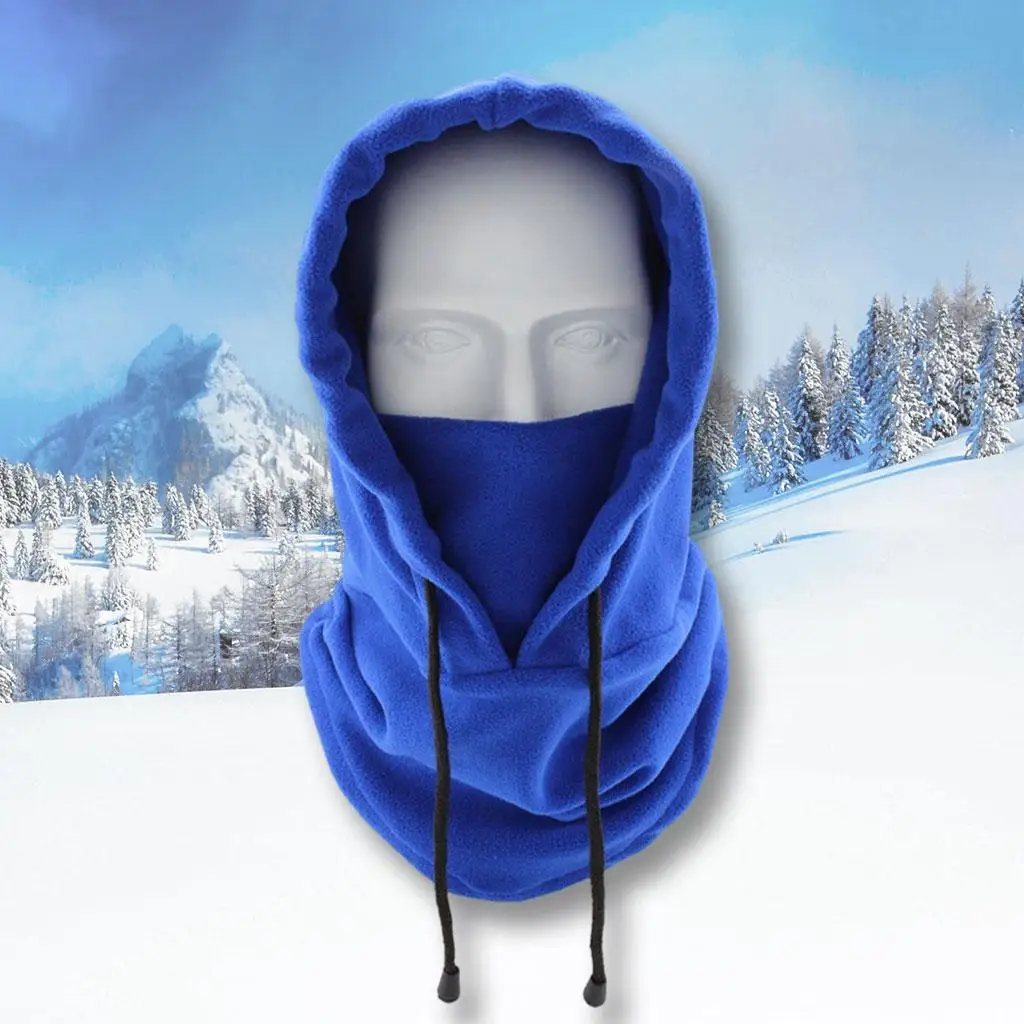 Chapeau chaud d'hiver en peluche, cagoule polaire multifonction, masque facial, écharpe de cou pour Ski et cyclisme