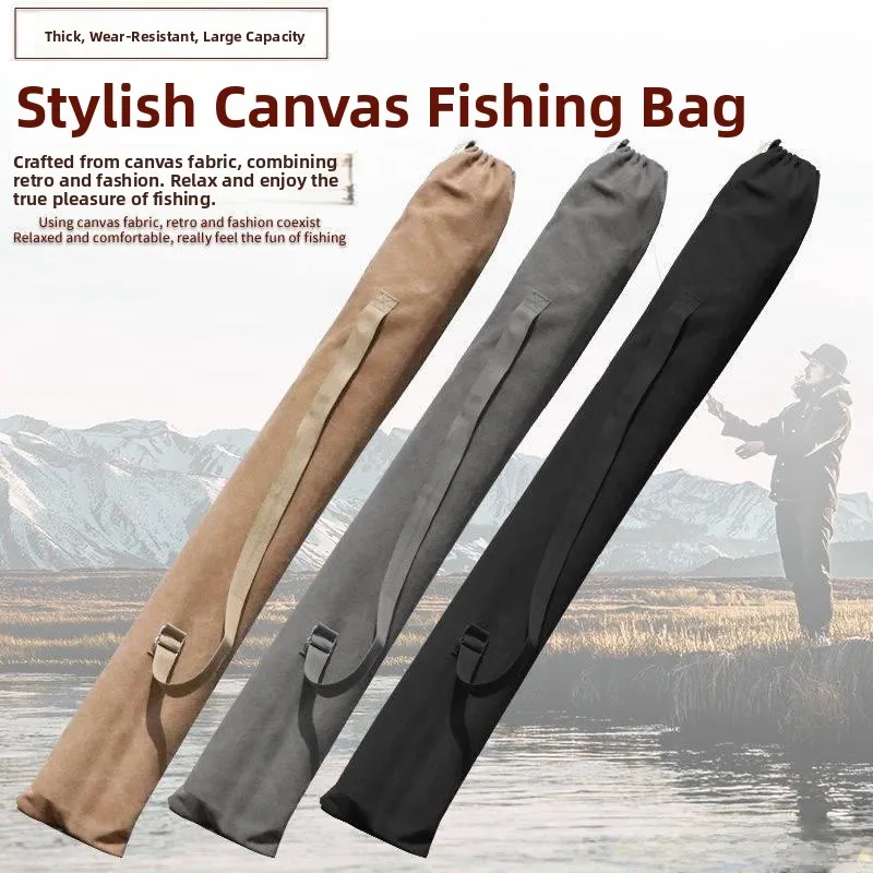 ultra-light-portable-large-capacity-canvas-fishing-rod-storage-bag-umbrella-bag-yacht-stick-bag-fishing-gear-bag-travel-bag