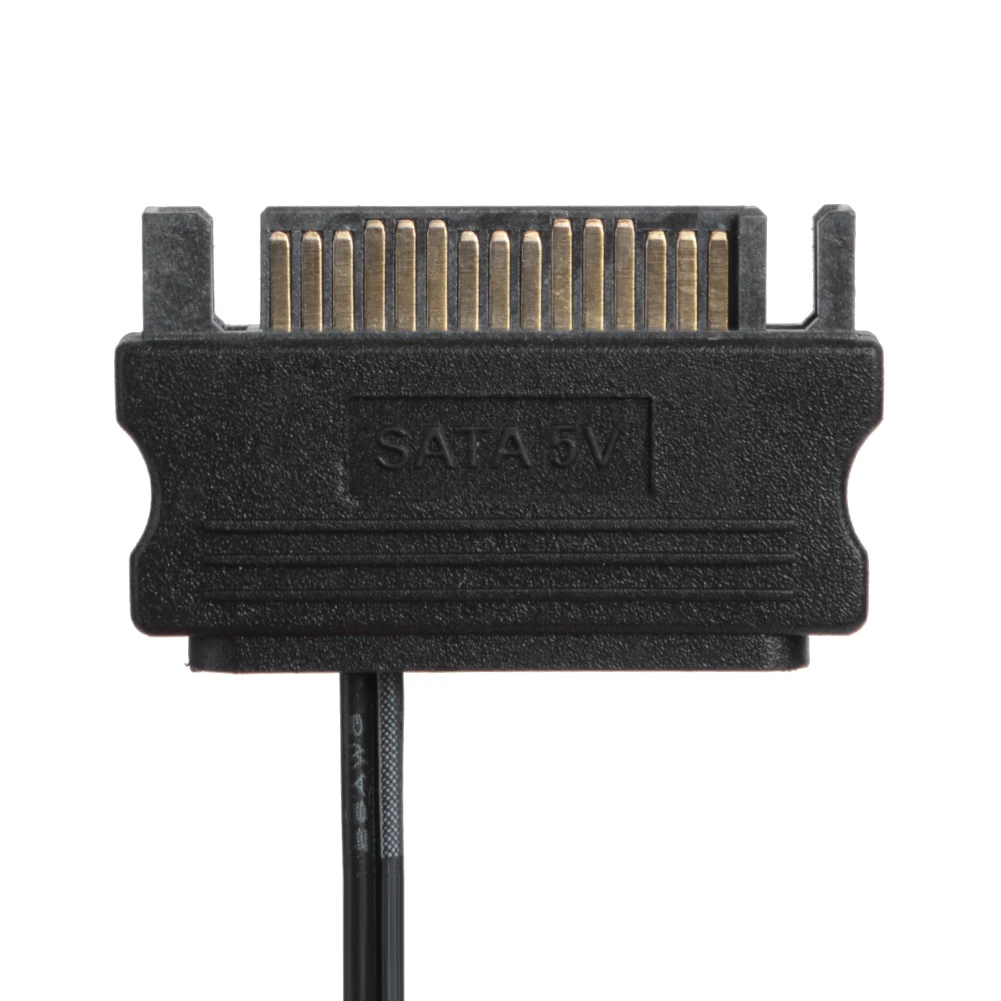 섀시 팬 LED 스트립 워터 쿨러용 SATA 핀 전원 공급 장치 5V ARGB 컨트롤러