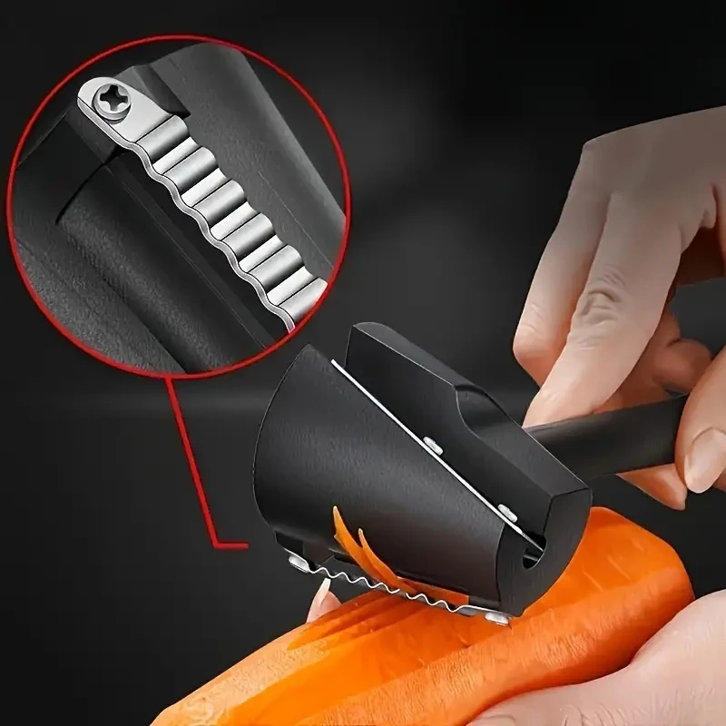 1PC Hot Sale Spiral Cutter Carrot Radish Potato Slicer Fruits Peeler Carving Flower Device Kitchen Vegetable Cutter Slicer Tools
