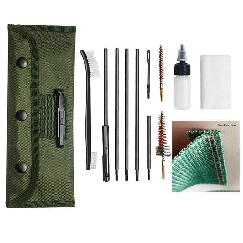 

10PC/Set Gun Brushes Cleaning Kit Airsoft Pistol Cleanner 5.56mm .223 22LR .22 AR15 M16 M4 Tactical Rifle Shotgun Gun Brushes