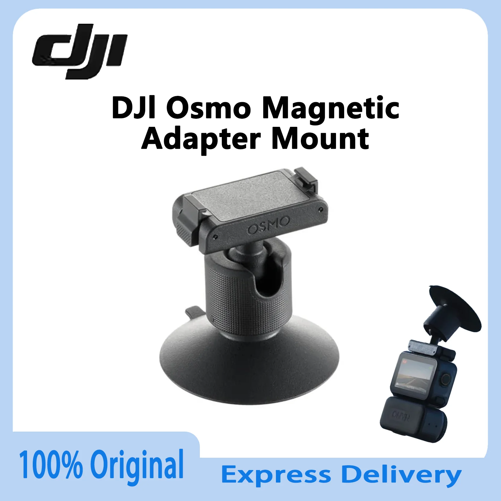 オリジナル-dji-osmo-nano-双方向磁気ボールジョイントアダプター-滑らかな表面用の安全なマウント-オリジナル在庫あり
