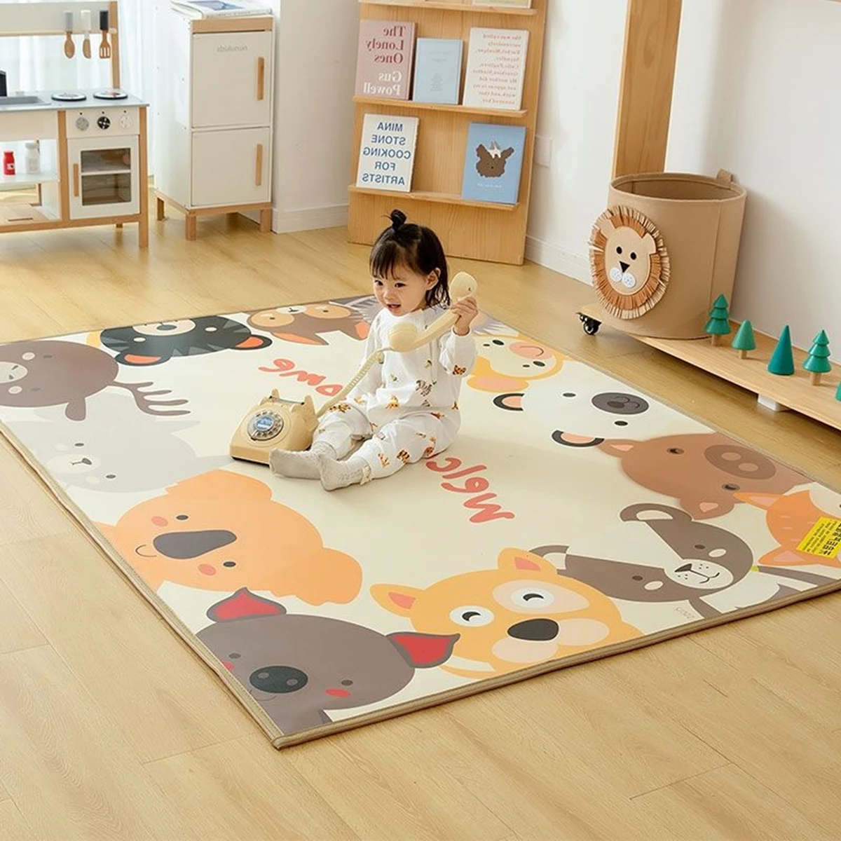 Thick Non-toxic 1CM EPE Baby Activity Gym Baby Crawling Play Mats Folding Mat Carpet Baby Game Mat for Children\'s Safety Mat Rug