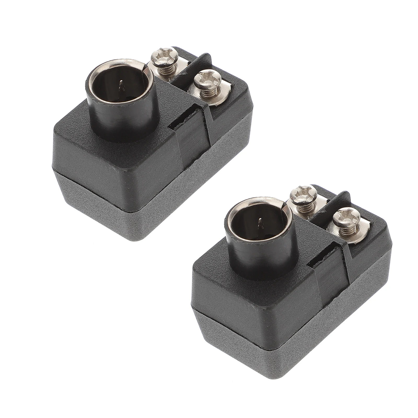 

2pcs Conversion Adapter 75 Ohm to 300 Ohm Signal Transformer Indoor Antenna Cable Plug Connectors