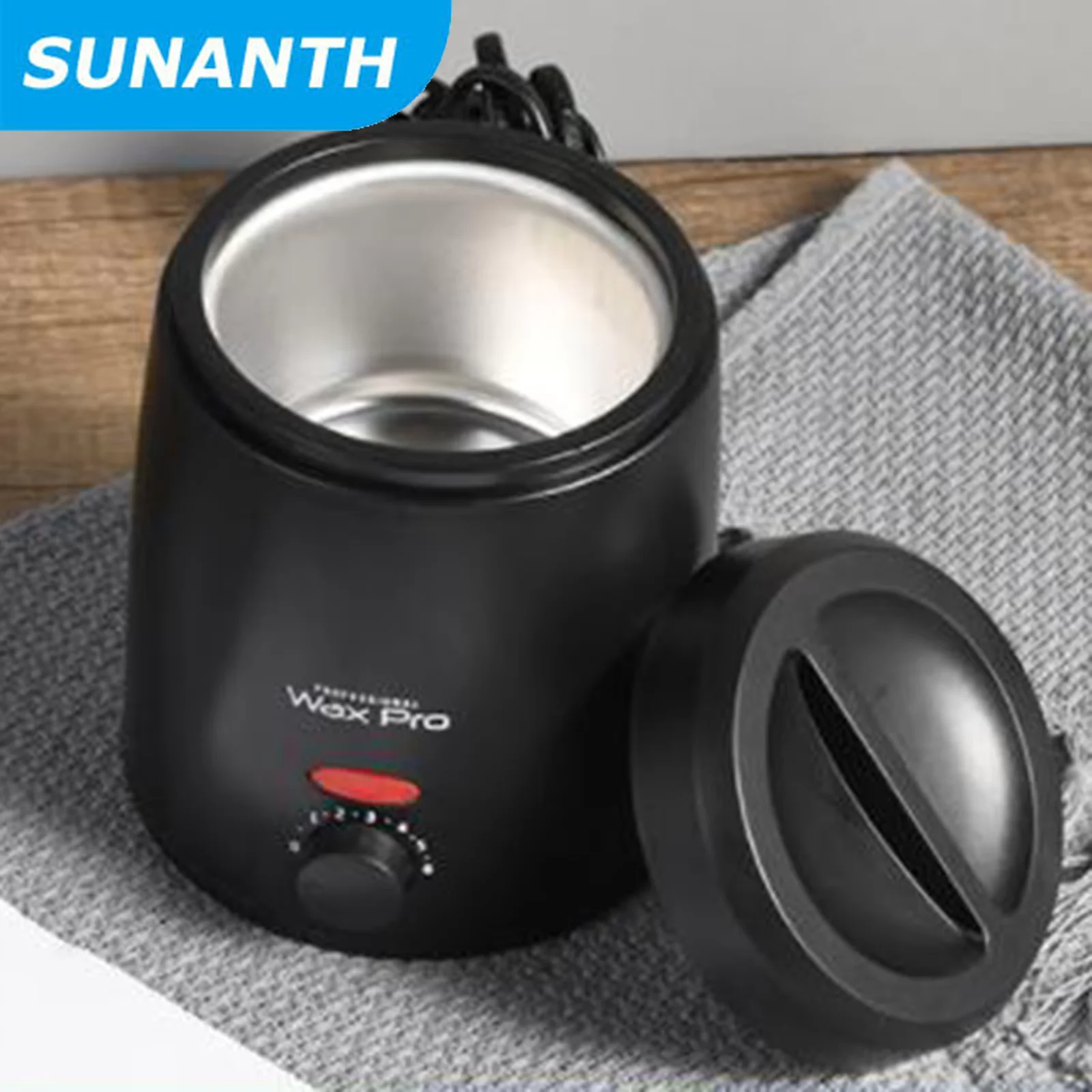 200ML Wax Heater Control Wax Melting Furnace Adjustable Temperature Rapid Heating Easy to Clean The Whole Body Epilator