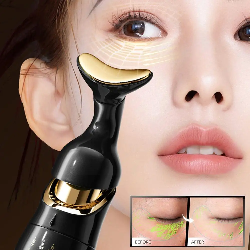 Fomis 3 In 1 Gezicht Hals Eye Massager Introducer Verjonging Anti Skin Microcurrent Tool Aging Anti-Aging Schoonheid Apparaat