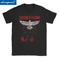 Rock Heavy Metal Band T-Shirt for Men Women Crew Neck 100% Cotton T Shirt System Of A Downs SOAD Short Sleeve Tees  Clothing